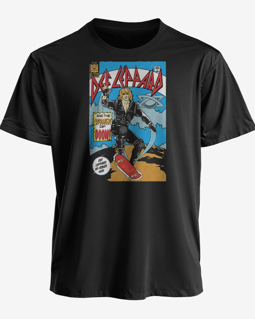 Polera premium Def Leppard Comic