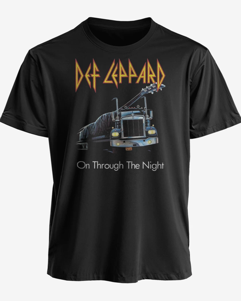 Polera Def Leppard On Through The Night