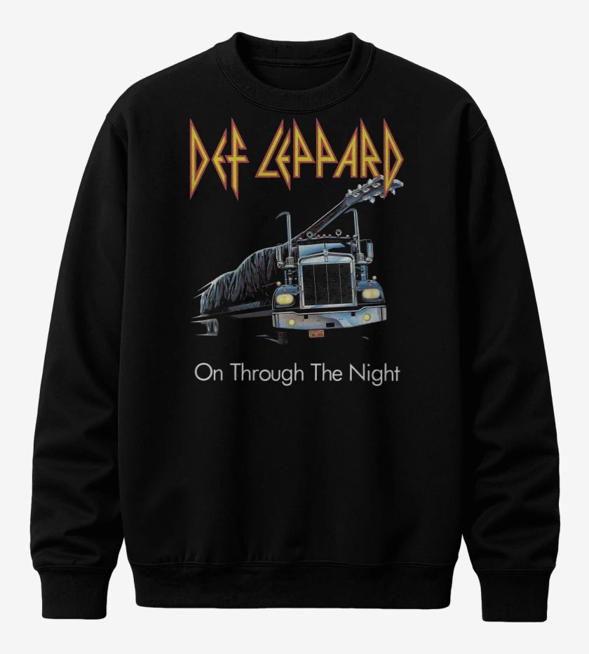 Poleron polo Def Leppard On Through The Night