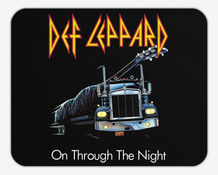 Mousepad Def Leppard On Through The Night