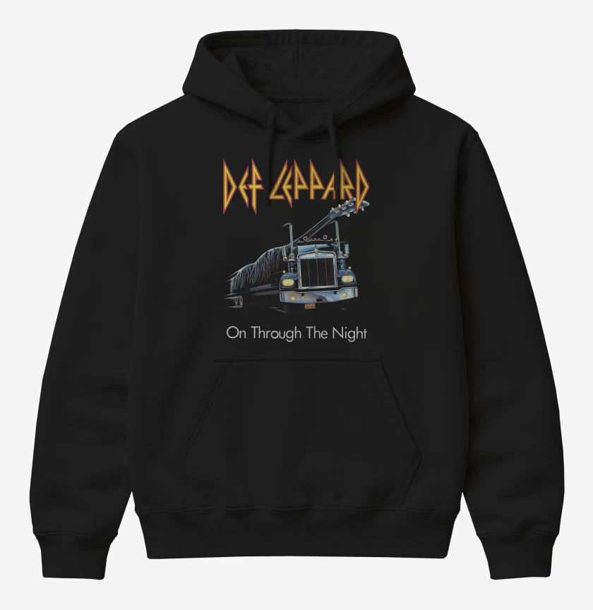 Poleron Canguro básico Def Leppard On Through The Night