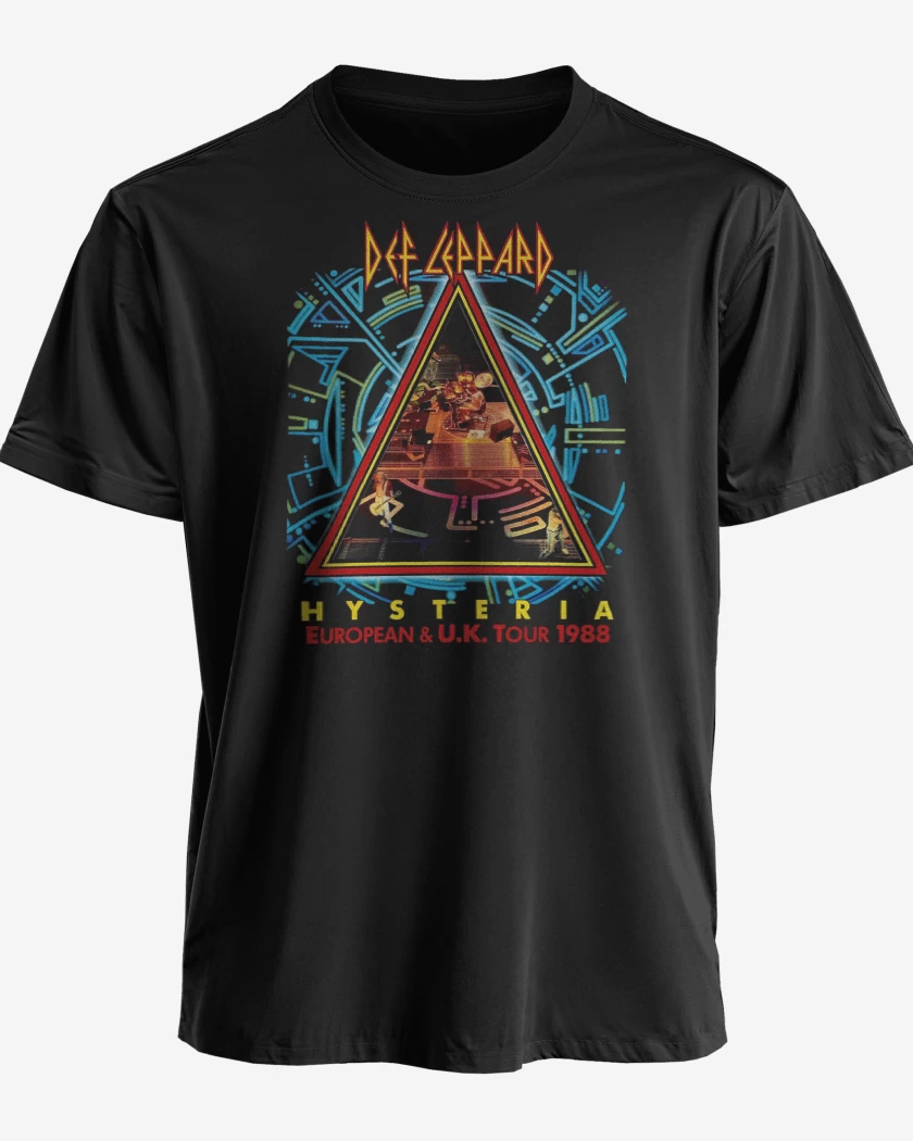 Polera Def Leppard European Tour