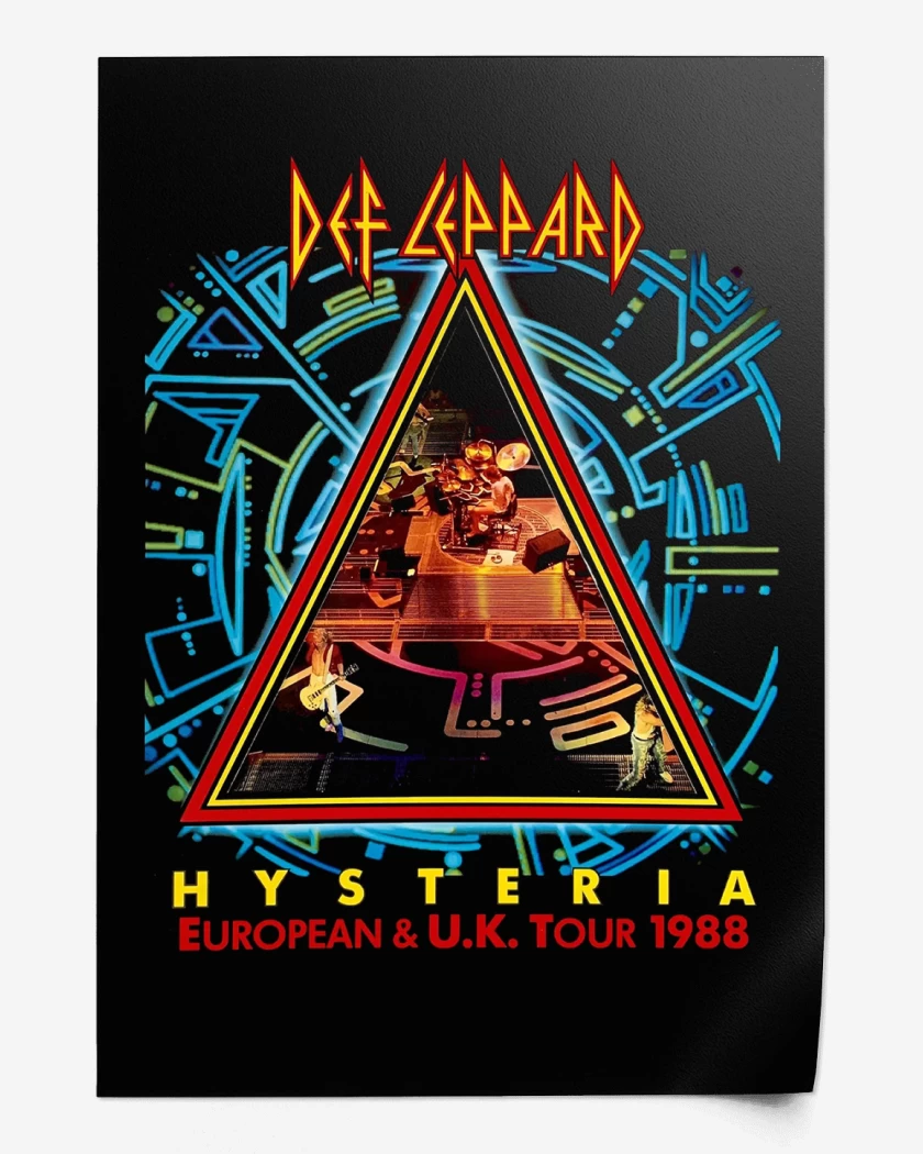 Print Def Leppard European Tour