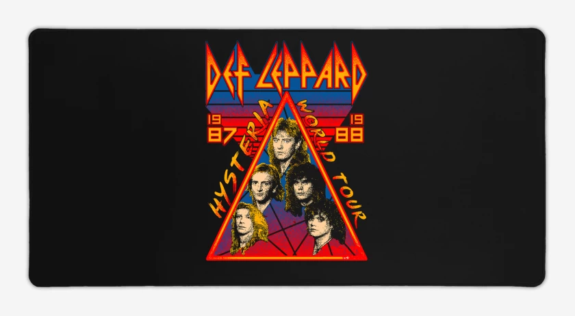Mouse pad Gamer Def Leppard Hysteria Tour