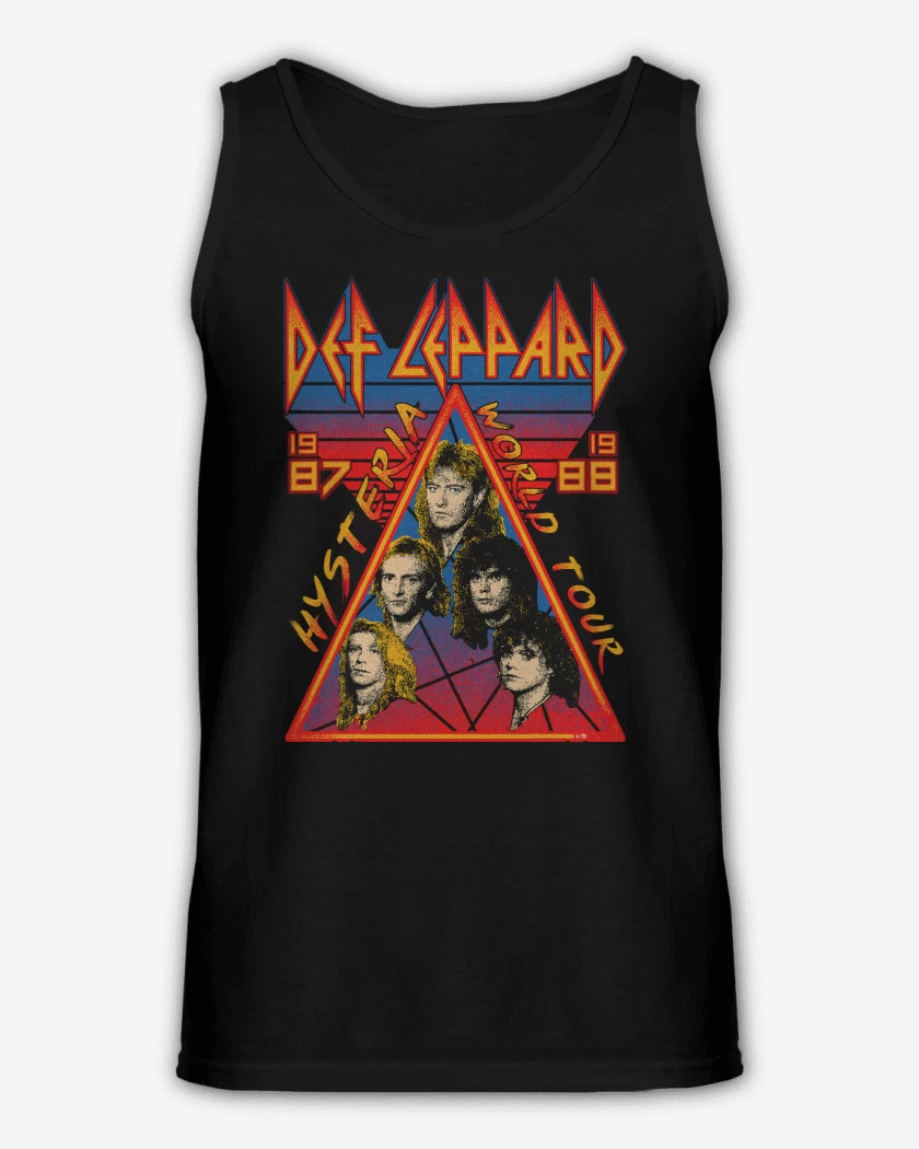 Sudadera Negro de Def Leppard Hysteria Tour