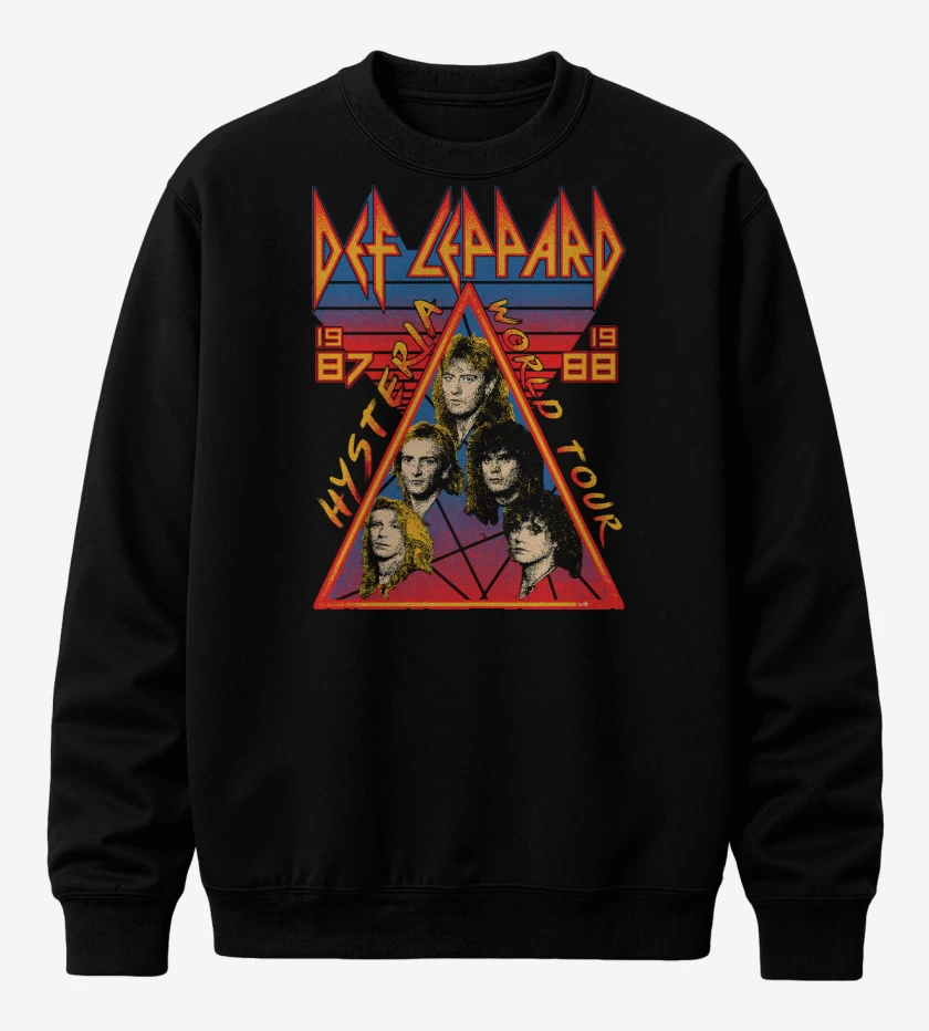 Poleron polo Def Leppard Hysteria Tour