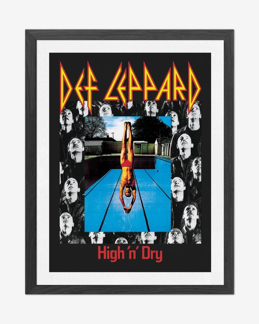 Cuadro decorativo Negro de Def Leppard High n Dry