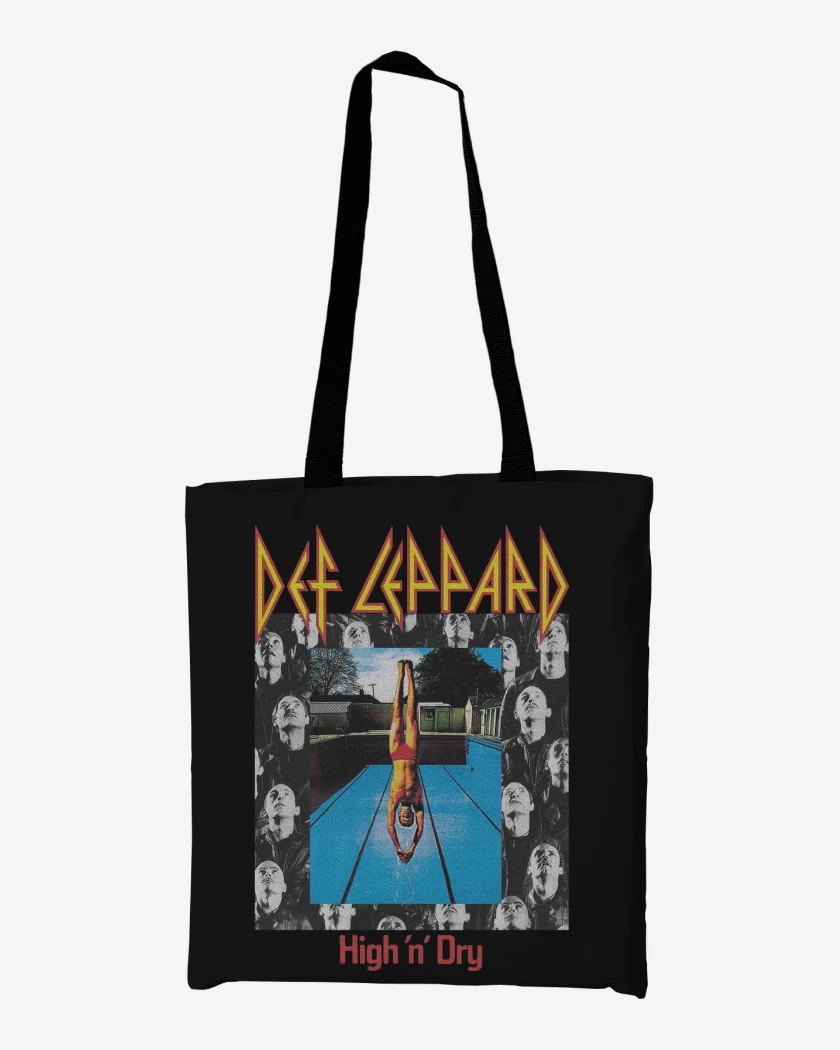 Totebag Def Leppard High n Dry