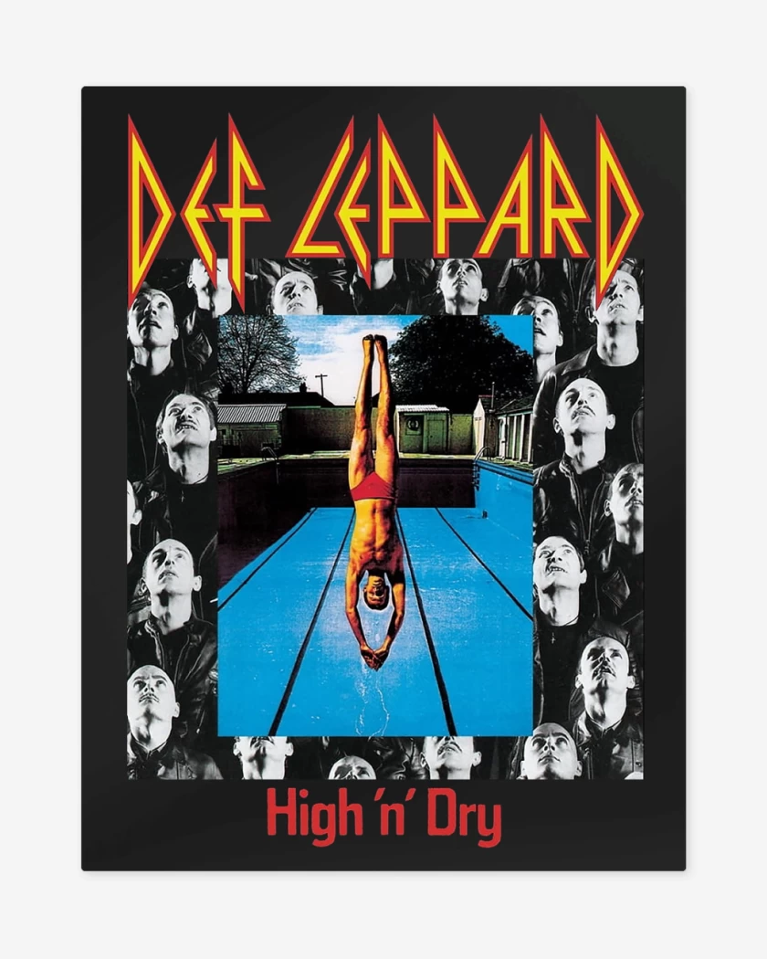 Print metalico Def Leppard High n Dry