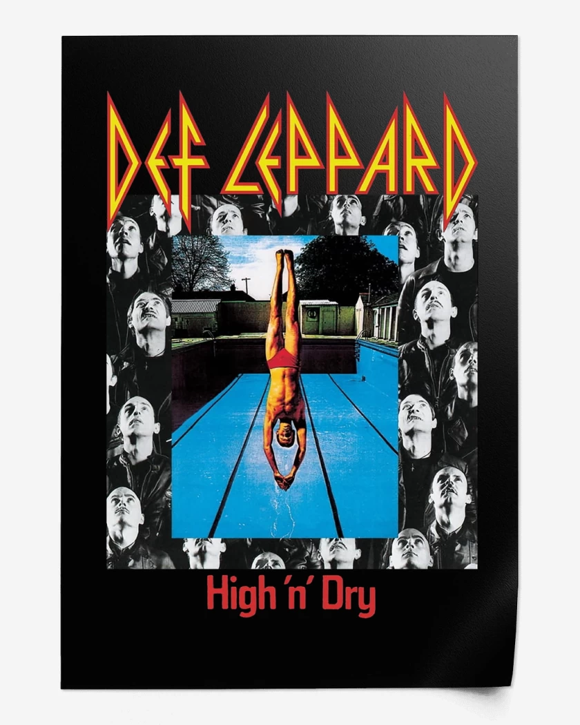 Print Def Leppard High n Dry