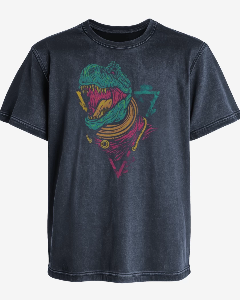 Polera desgastada Azul Marino de Dino