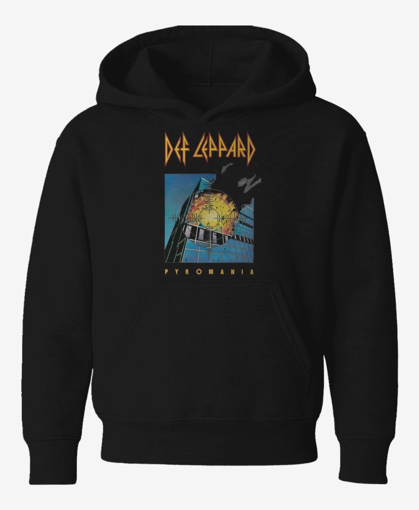 Poleron de niño Negro de Def Leppad Pyromania