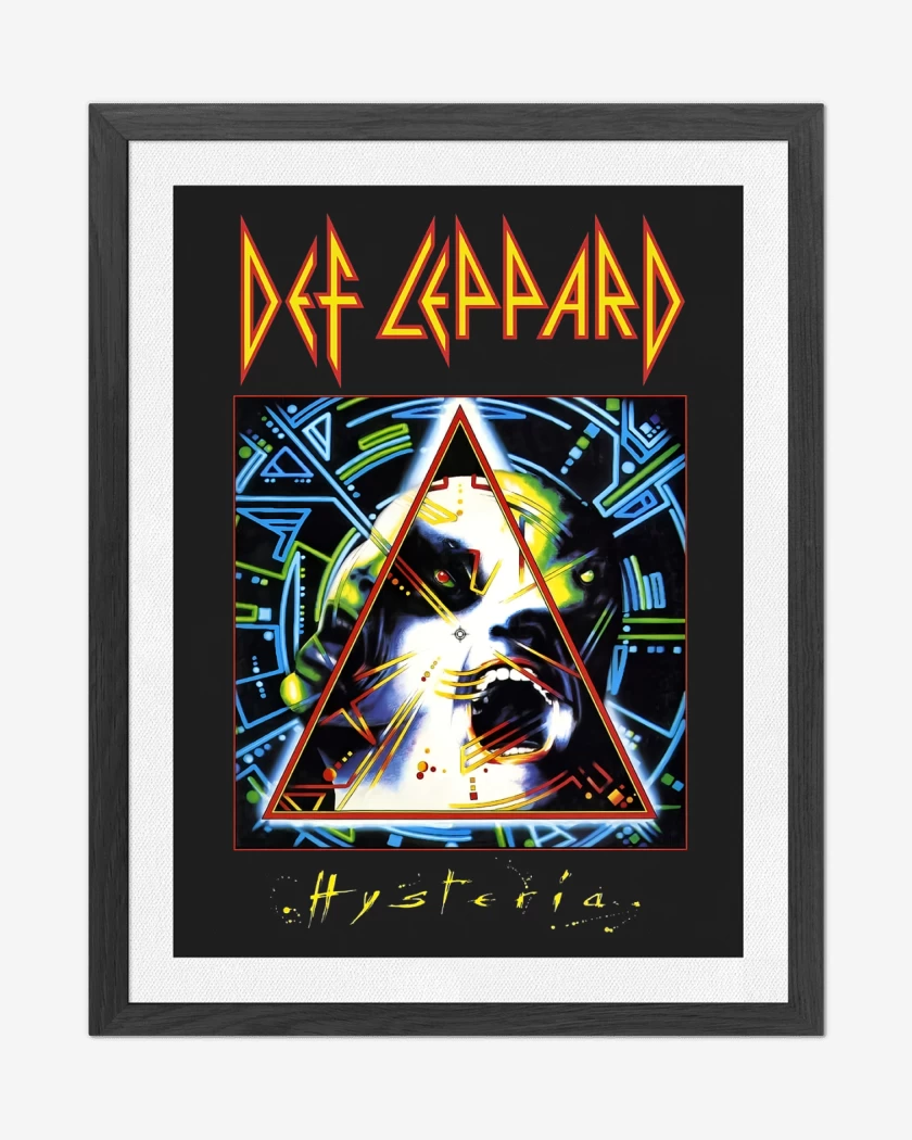 Cuadro decorativo Negro de Def Leppard Hysteria 