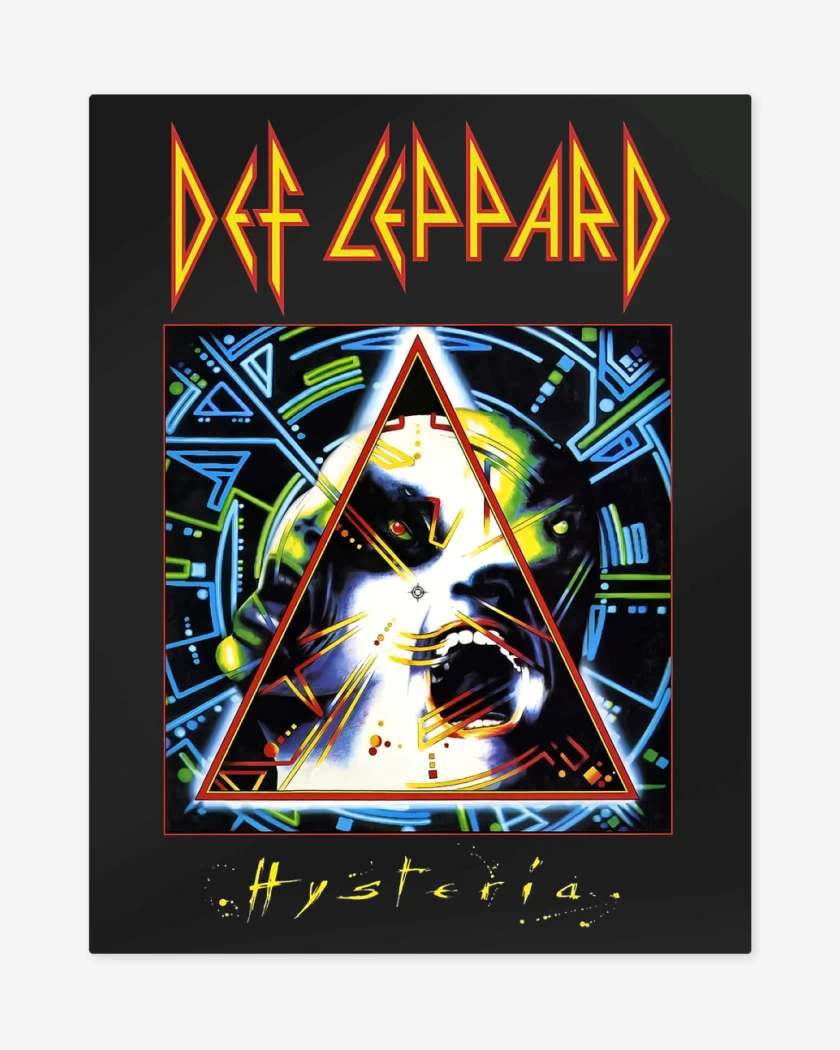 Print metalico Def Leppard Hysteria 