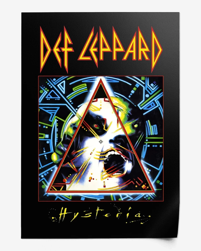 Print Def Leppard Hysteria 