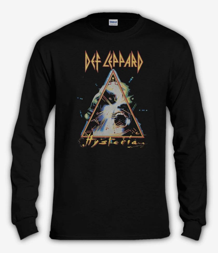 Polera manga larga Hysteria Def Leppard 