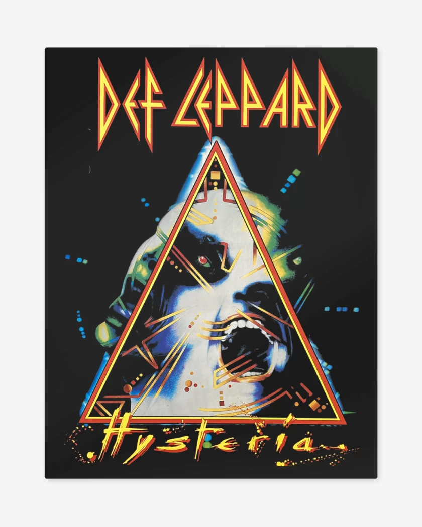 Print metalico Hysteria Def Leppard 