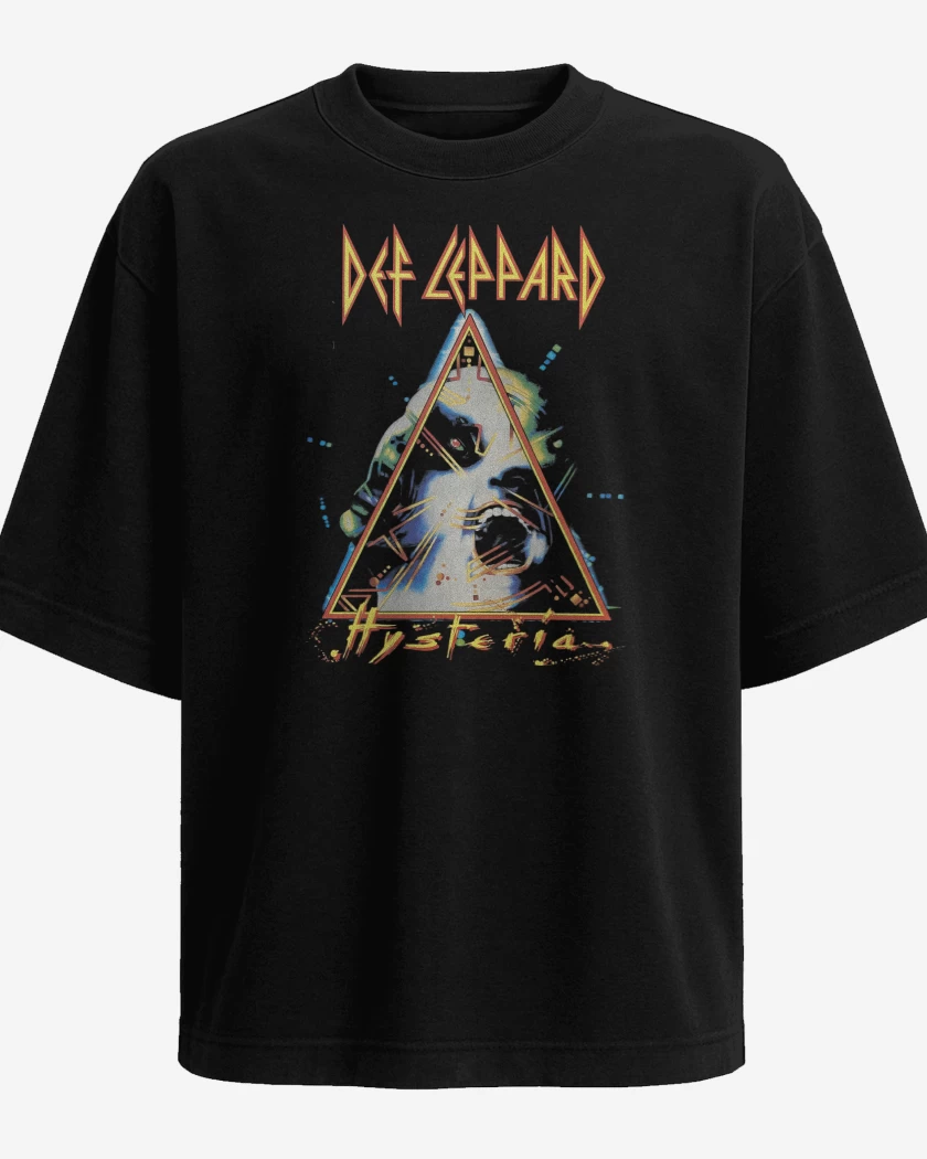 Polera Oversize Hysteria Def Leppard 
