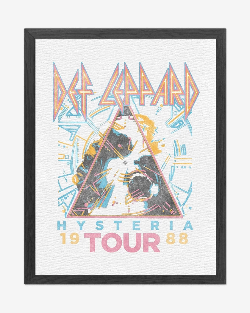 Cuadro decorativo Blanco de Def Leppard Hysteria 1988