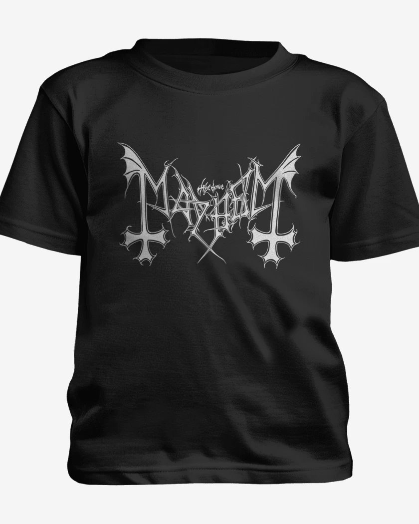 Polera de niño Negro de Mayhem Logo B