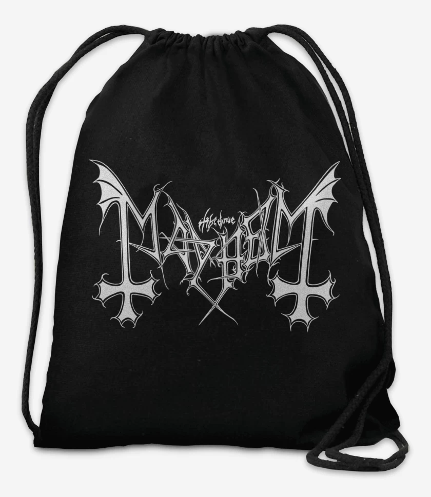 Mochila Negro de Mayhem Logo B
