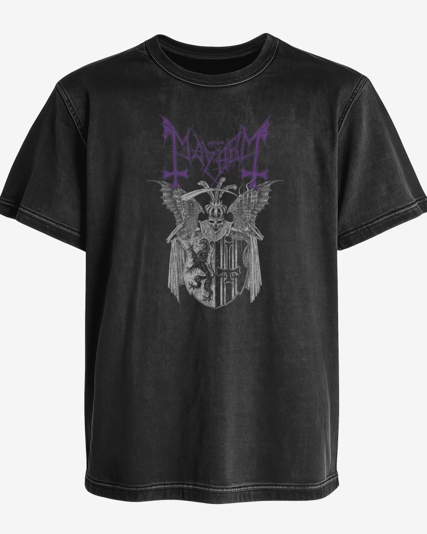 Polera desgastada Mayhem Live Leipzig