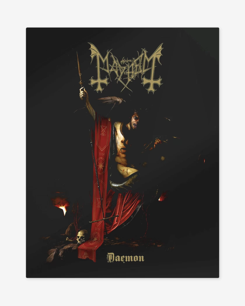 Print metalico Mayhem Daemon