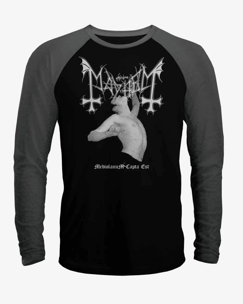 Polera Raglan Mayhem Mediolanum Capta Est