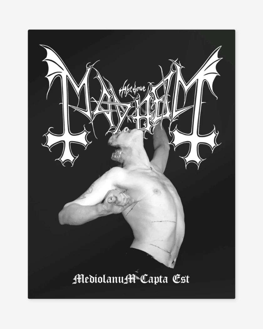 Print metalico Mayhem Mediolanum Capta Est
