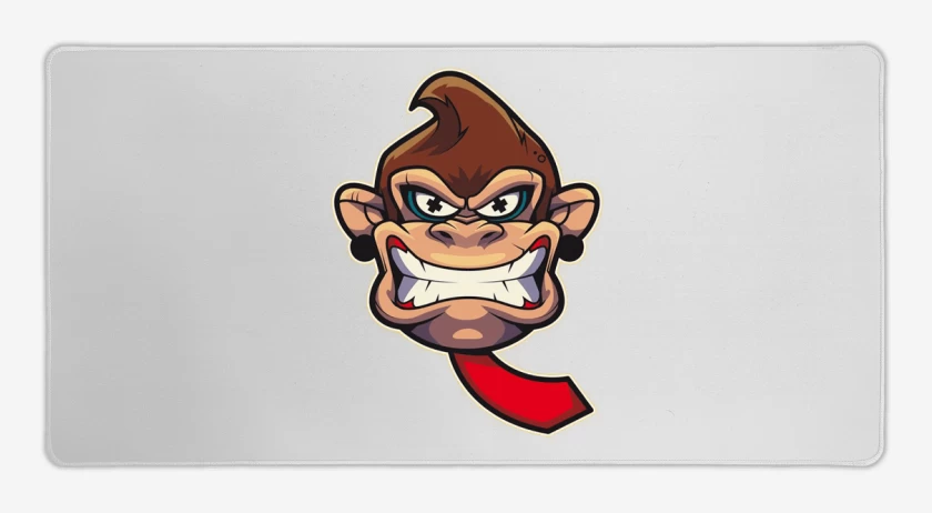 Mouse pad Gamer Blanco de Donkey