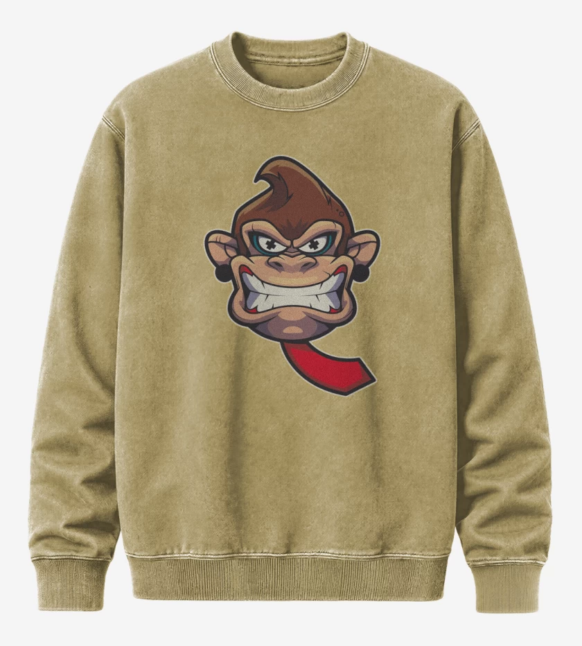 Poleron Polo Acid Wash Beige de Donkey