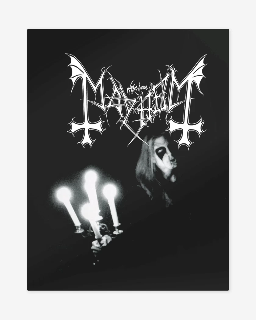 Print metalico Negro de Dead Mayhem