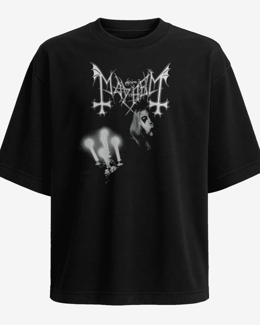 Polera Oversize Negro de Dead Mayhem