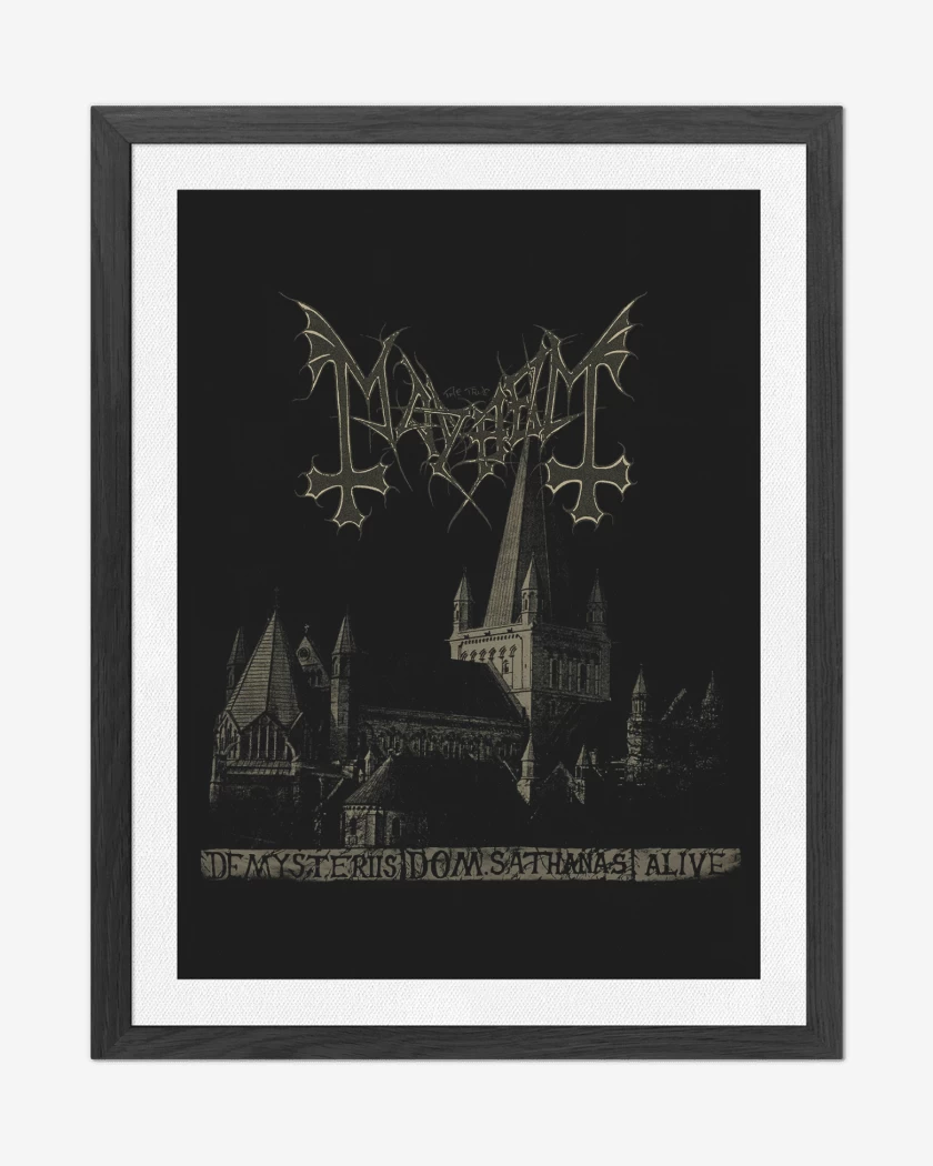 Cuadro decorativo Mayhem De Mysteriis Dom Sathanas Alive
