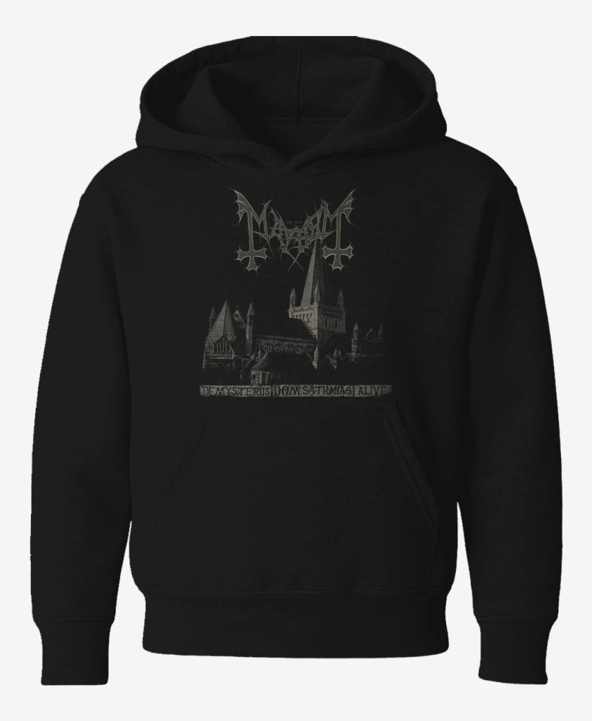 Poleron de niño Negro de Mayhem De Mysteriis Dom Sathanas Alive