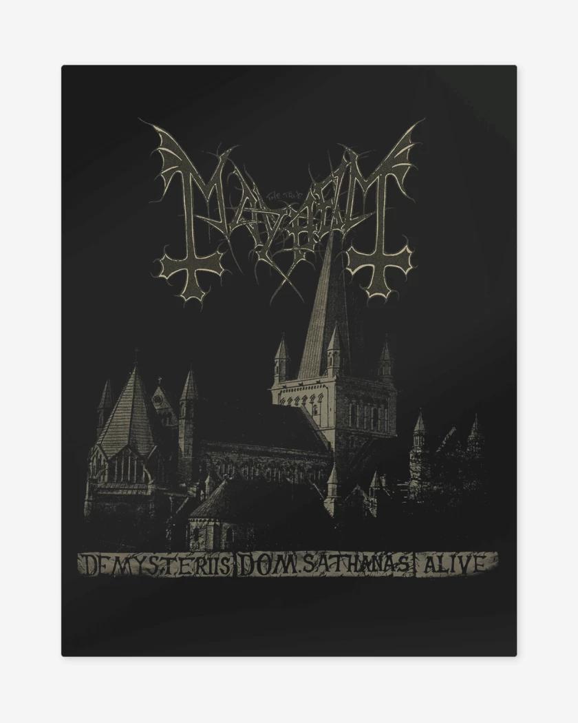 Print metalico Mayhem De Mysteriis Dom Sathanas Alive