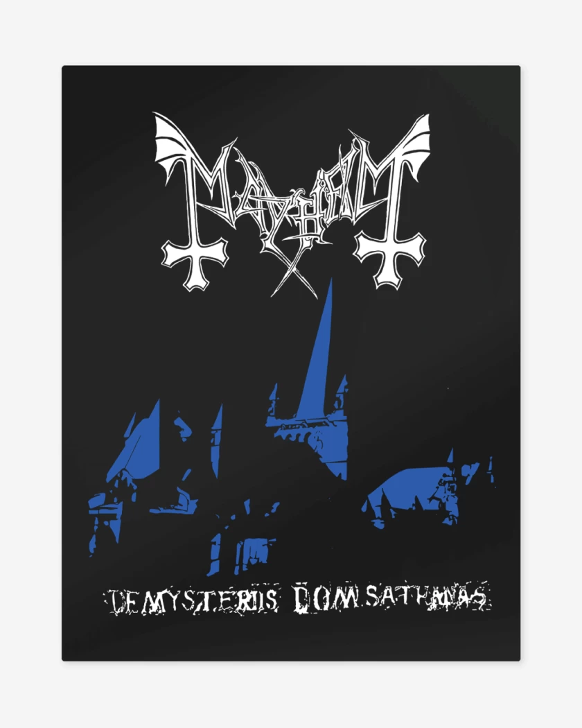 Print metalico Mayhem De Mysteriis Dom Sathanas