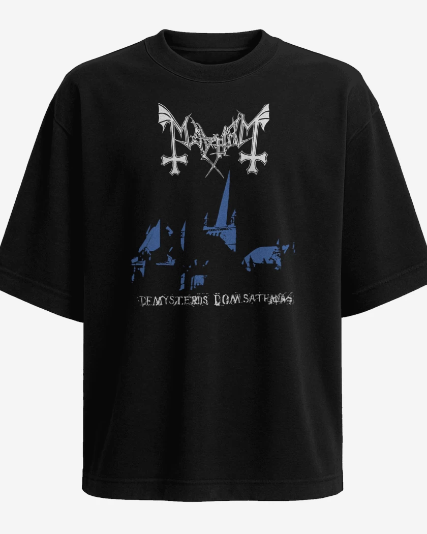 Polera Oversize Mayhem De Mysteriis Dom Sathanas