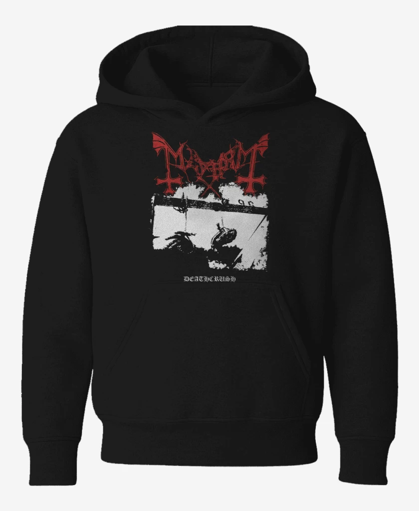 Poleron de niño Negro de Mayhem Deathcrush