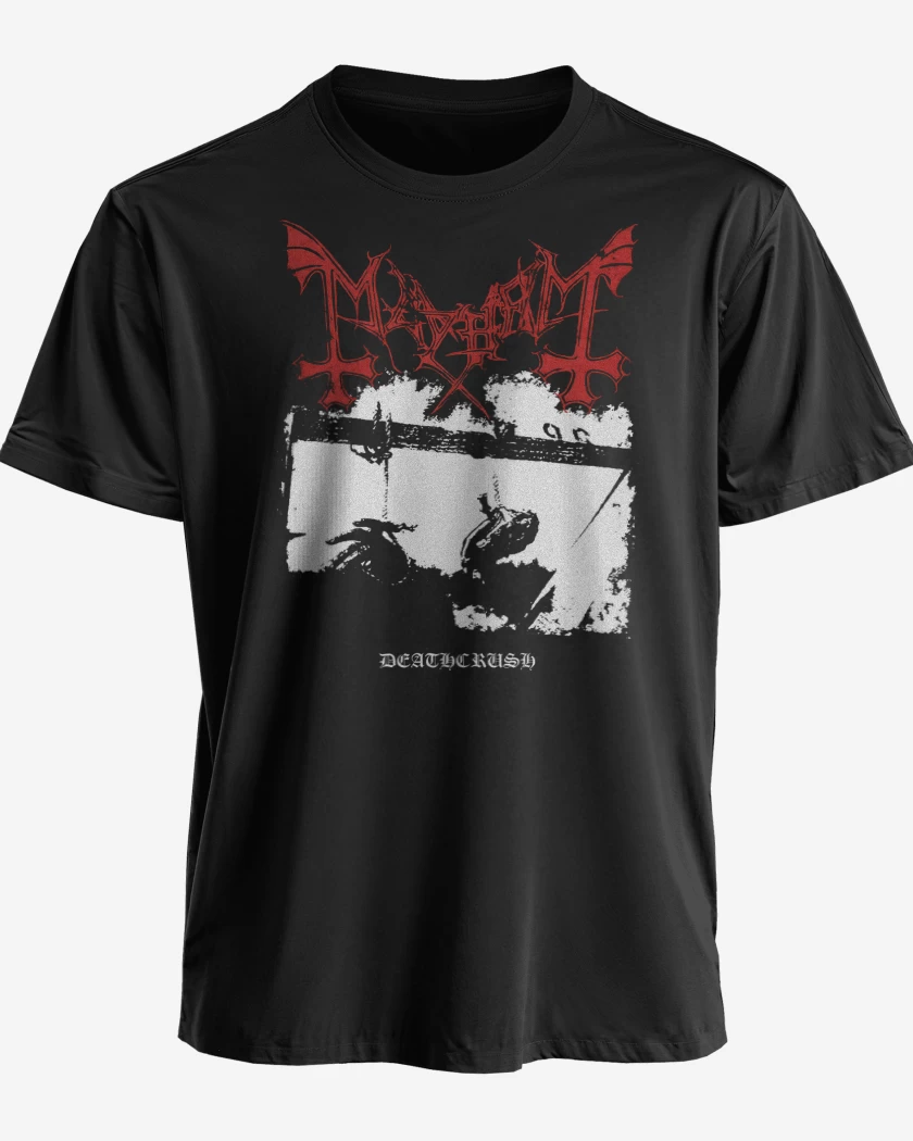 Polera premium Negro de Mayhem Deathcrush