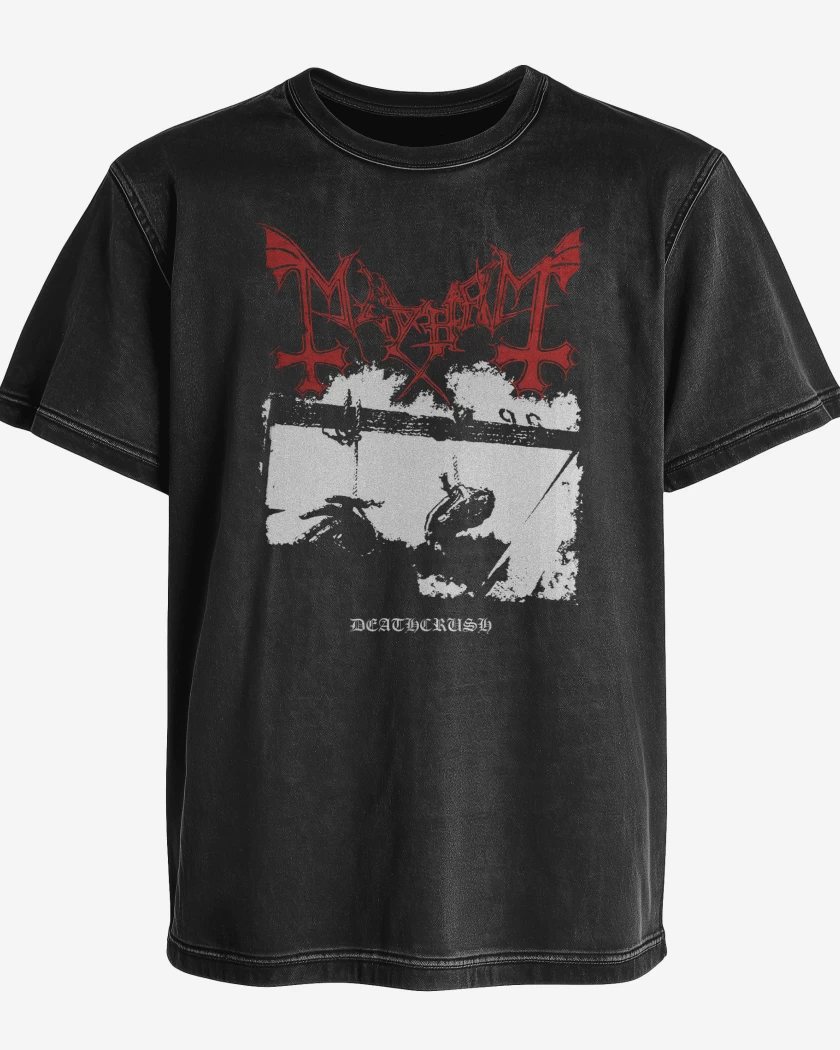 Polera desgastada Mayhem Deathcrush