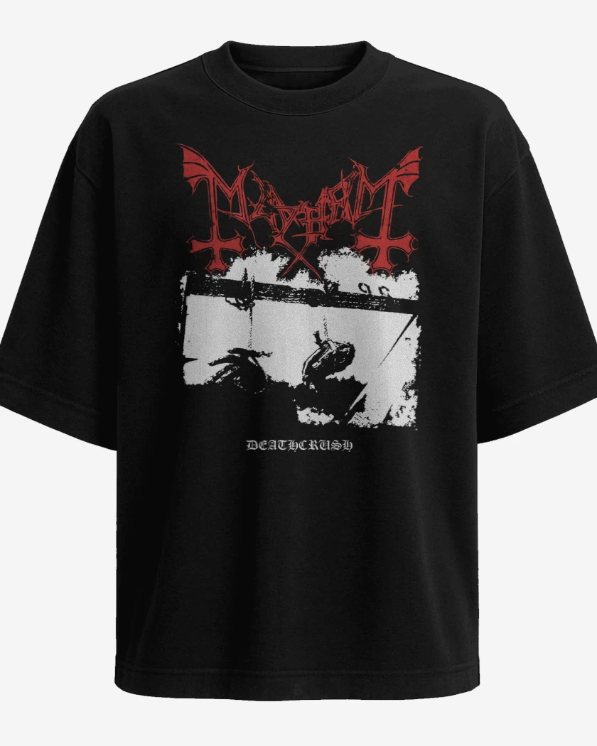 Polera Oversize Mayhem Deathcrush