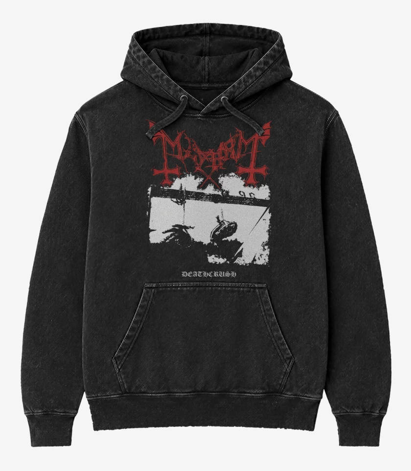 Poleron Canguro Acid Wash Mayhem Deathcrush