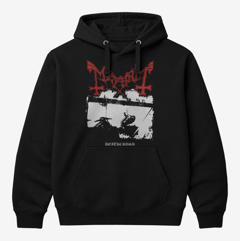 Polerón Canguro Negro de Mayhem Deathcrush