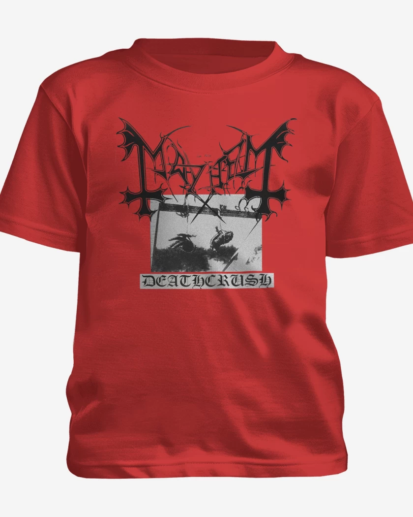 Polera de niño Rojo de Mayhem Deathcrush R