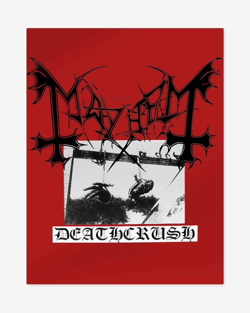Print metalico Rojo de Mayhem Deathcrush R
