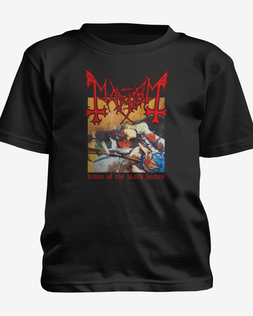 Polera de niño Mayhem Dawn of the Black Hearts