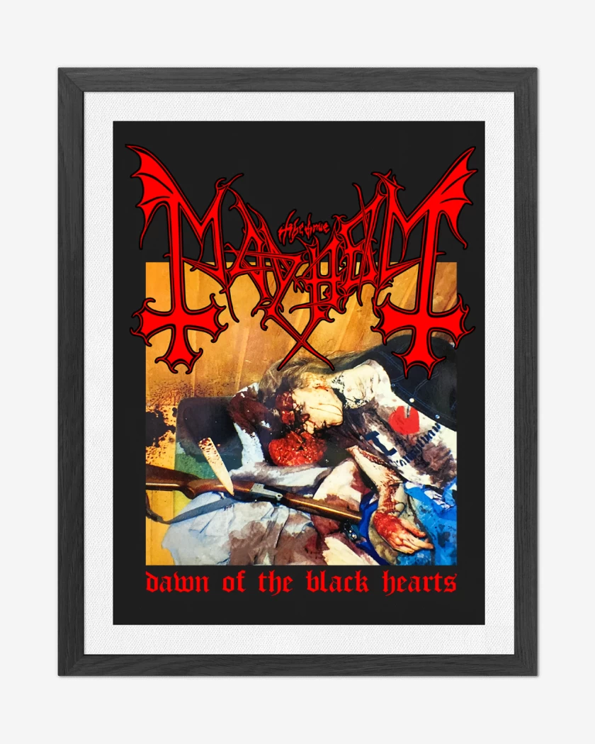 Cuadro decorativo Mayhem Dawn of the Black Hearts