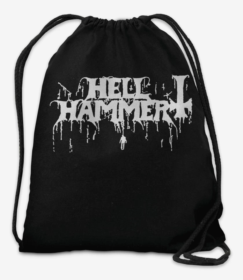 Mochila Negro de Hellhammer Logo B