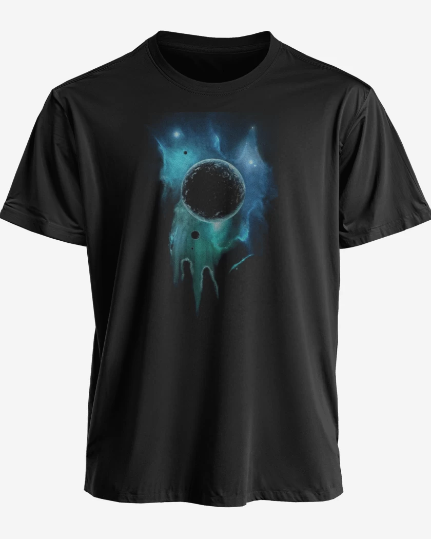 Polera Negro de Espacio